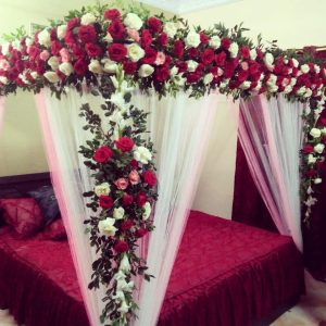 Wedding night decor