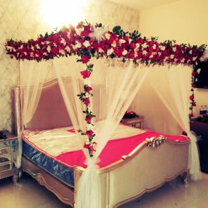 Wedding night decor