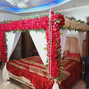 Wedding night decor