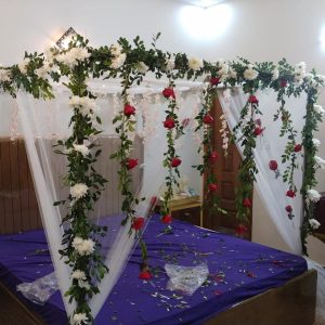Wedding night decor