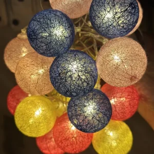 20pc Ball String Lights | 10FT Warm LED Fairy Lights