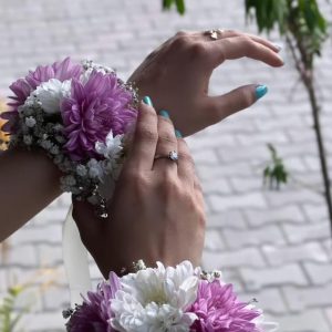 Purple Flower Kangan – Flower Wala