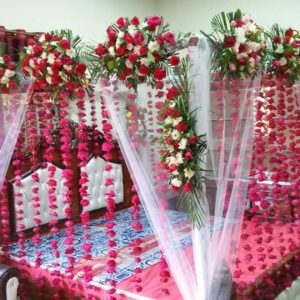 Wedding night decor