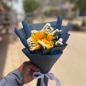 Single Sunflower Bouquet