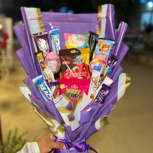 Chocolates & Chokies Bouquet For Baby