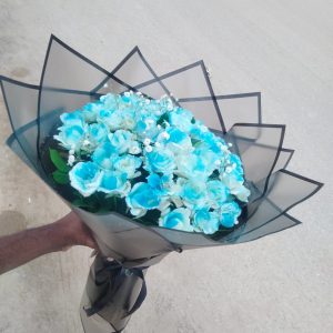 Blue Color Flower Bouquet