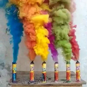 Colored Party Smokes | Vibrant &amp| Fun Smoke Effects|5pc pack