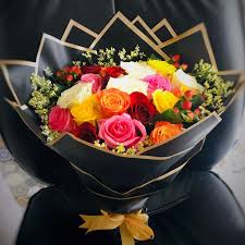 50 Multi-Color Flower Bouquet