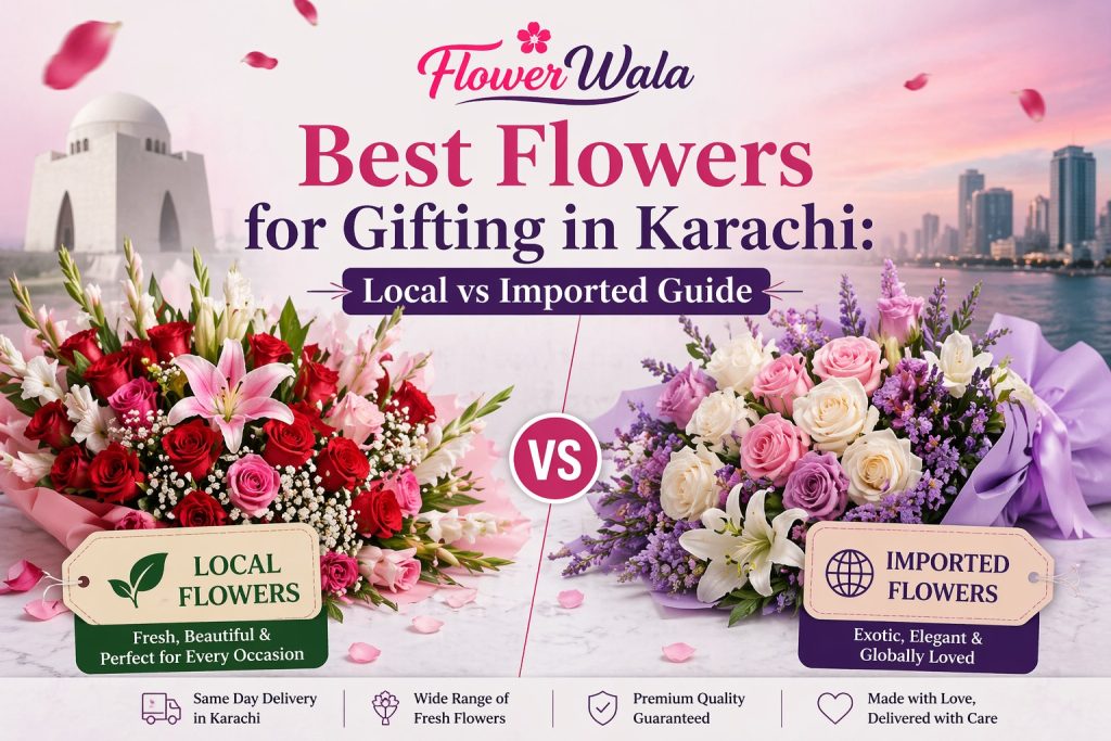 best flowers for gifting in Karachi