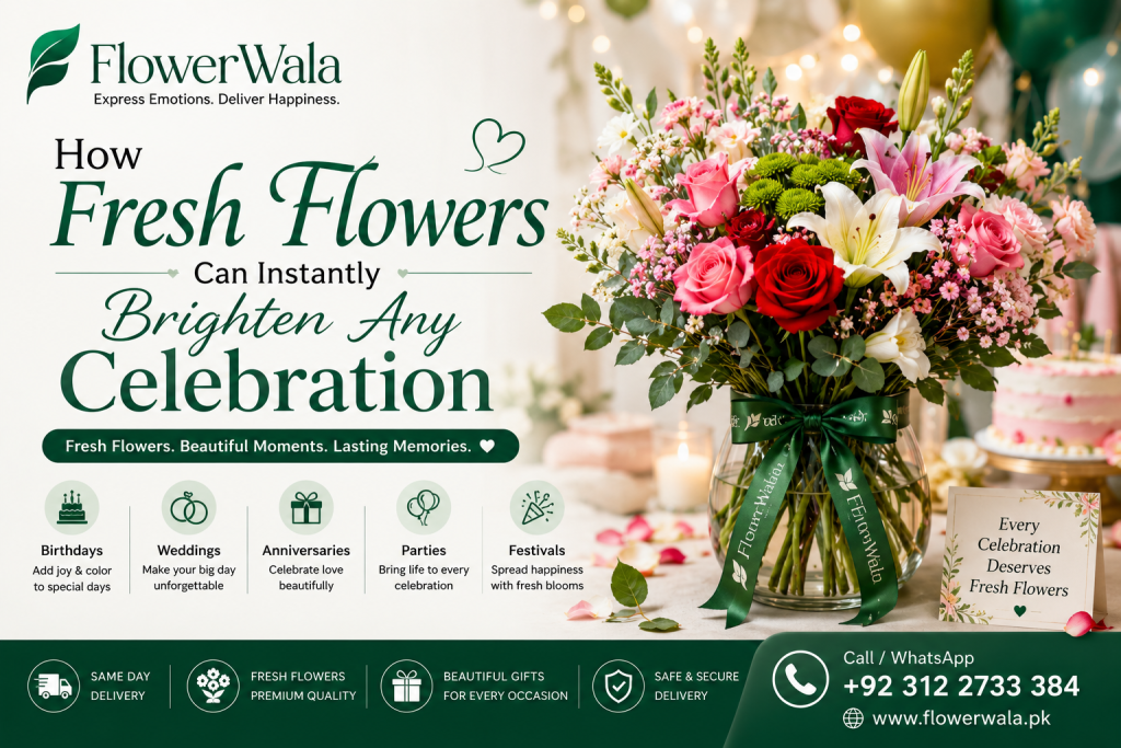 Fresh Flowers Can Brighten Any Celebration