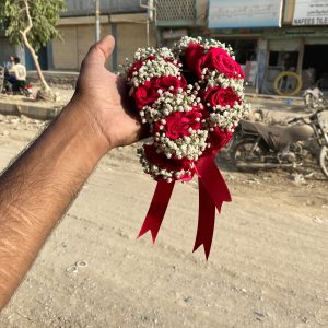 Premium Red Rose Wrist Corsage