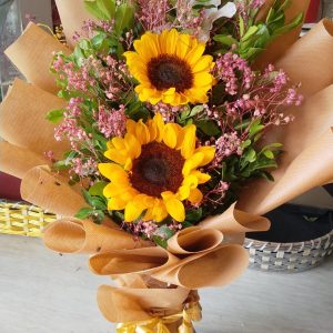 Elegant Sunflower Bliss Bouquet