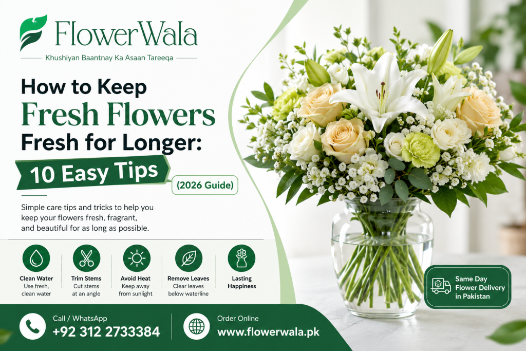 How to Keep Fresh Flowers Fresh