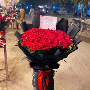 Grand 130 Local Red Roses Luxury Bouquet