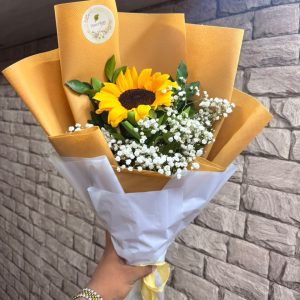 Sunflower & Baby’s-breath Bouquet