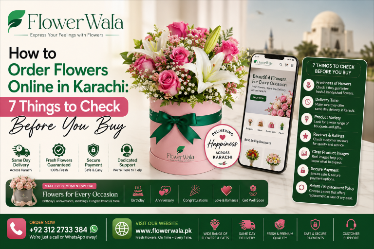 Order Flowers Online in Karachi