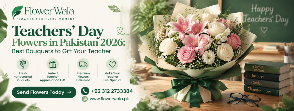 Teachers’ Day Flowers in Pakistan 2026: Best Bouquets to Gift Your Teacher
