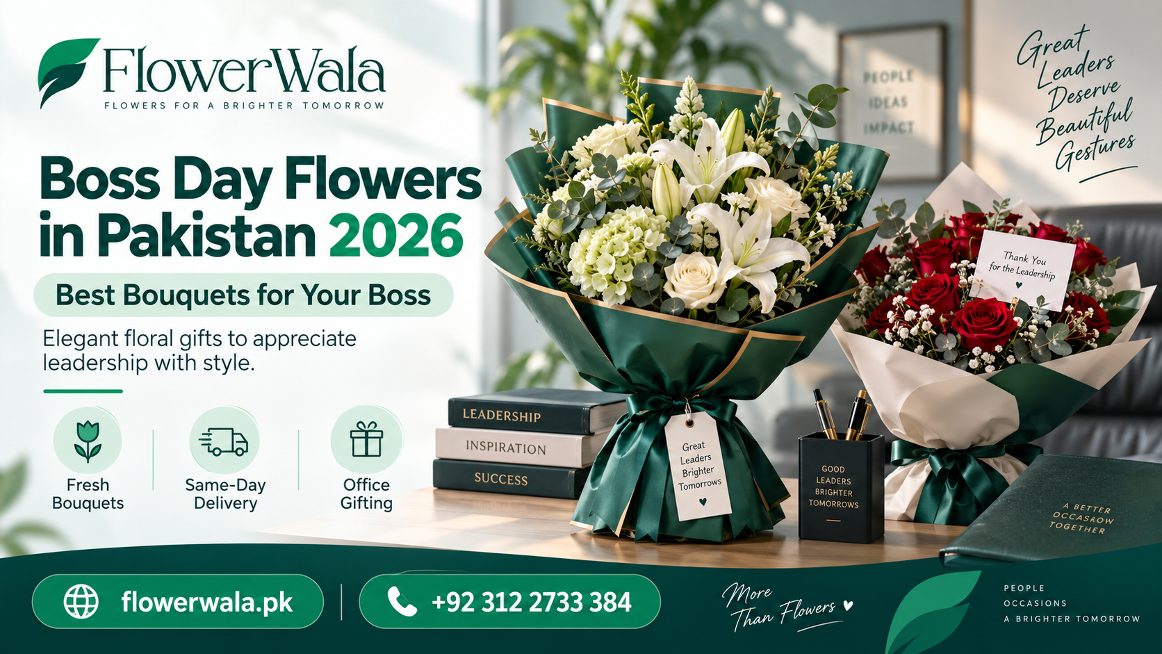 Boss Day Flowers in Pakistan