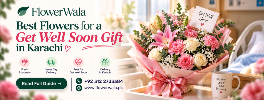 Best Flowers for a Get Well Soon Gift in Karachi