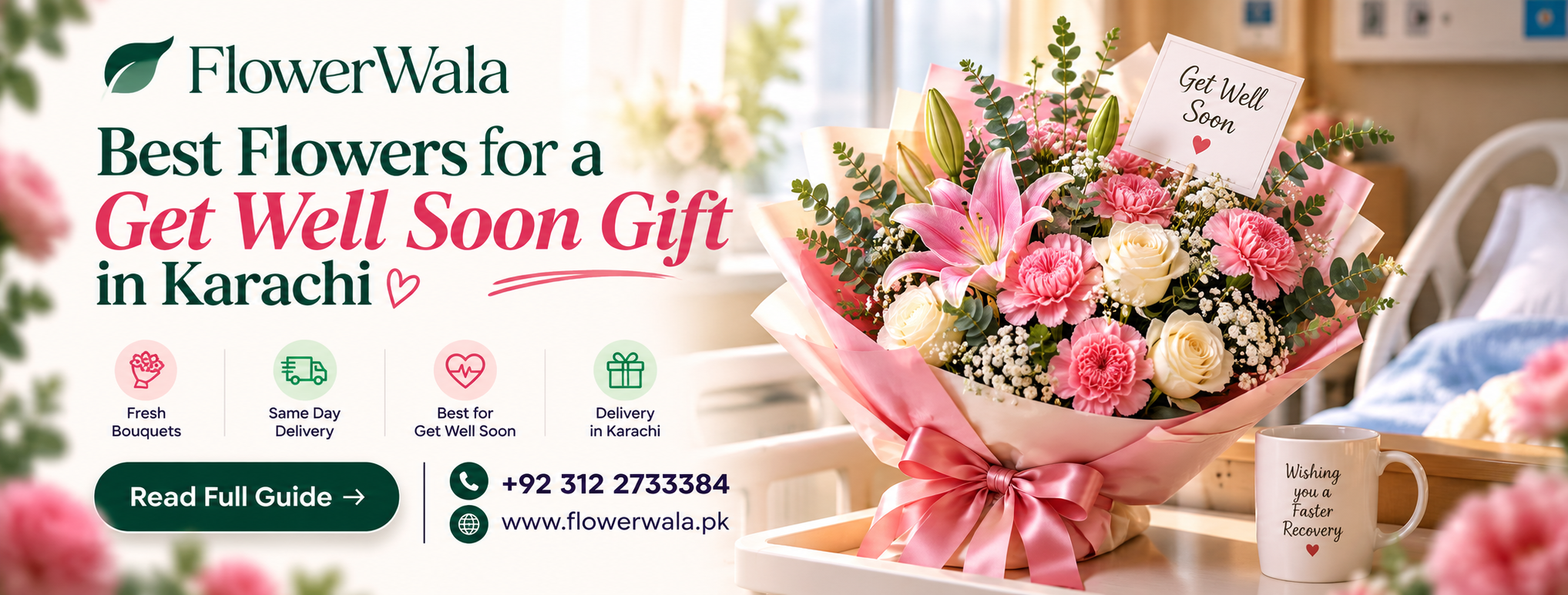 Best Flowers for a Get Well Soon Gift in Karachi