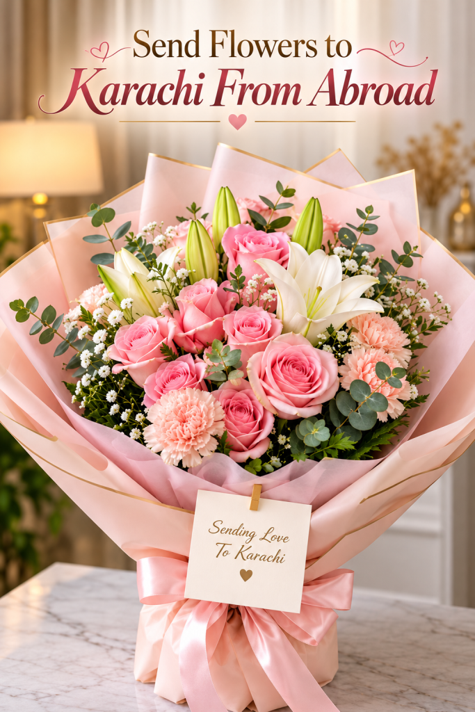 Send flowers to Karachi from abroad